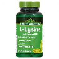 Walgreens Finest Nutrition L-Lysine 500 mcg Dietary Supplement Tablets