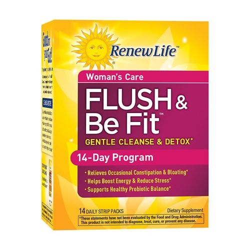 월그린 Walgreens ReNew Life Flush & Be Fit Dietary Supplement Strip-Packs