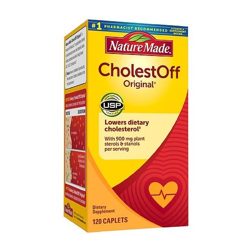 월그린 Walgreens Nature Made CholestOff Dietary Supplement Caplets