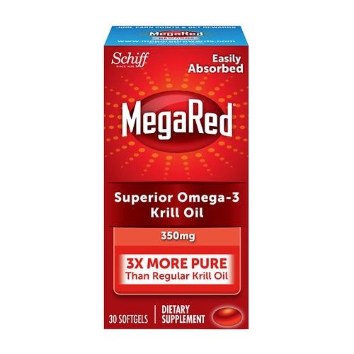 월그린 Walgreens Schiff MegaRed Omega-3 Krill Oil 300 mg, Softgels
