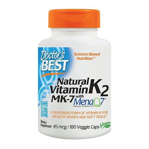월그린 Walgreens Doctors Best Natural Vitamin K2 MenaQ7, 45mcg, Veggie Caps