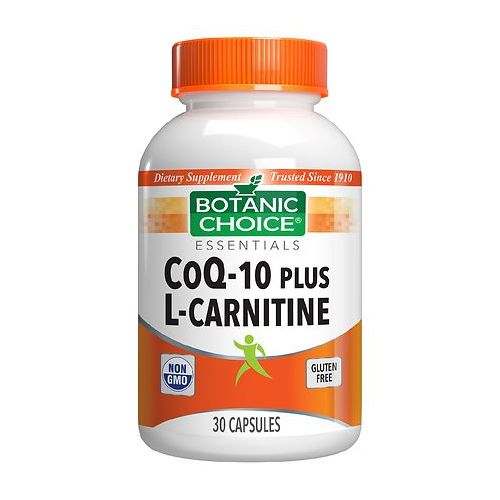 월그린 Walgreens Botanic Choice CoQ10 plus L-Carnitine Dietary Supplement Capsules