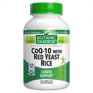 Walgreens Botanic Choice CoQ-10 with Red Yeast Rice 500 mg Dietary Supplement Softgels