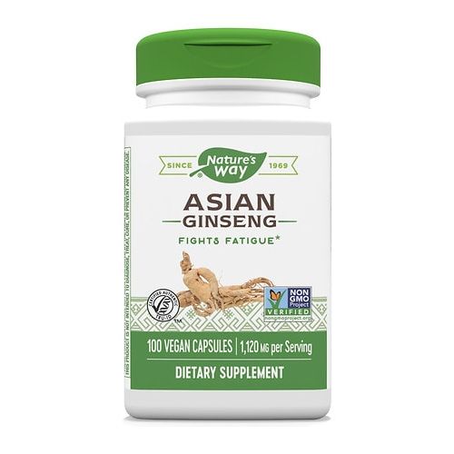 월그린 Walgreens Natures Way Korean Ginseng Root 560 mg Dietary Supplement