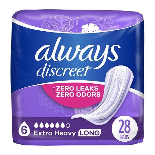 월그린 Walgreens Always Discreet Pads Long Length