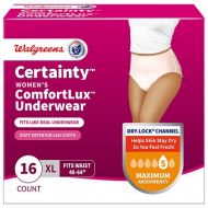 Walgreens Certainty Womens Underwear, Maximum Absorbency X-Large