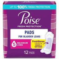 Walgreens Poise Incontinence Pads, Maximum Absorbency Long Length