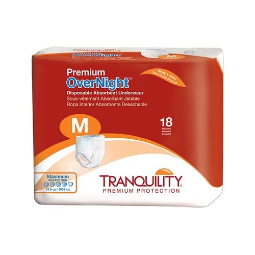 월그린 Walgreens Tranquility Premium OverNight Disposable Underwear Medium