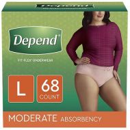 Walgreens Depend Incontinence Underwear for Women, Moderate Absorbency Large Soft Peach