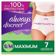 Walgreens Always Discreet Incontinence Underwear, Maximum Absorbency Small  Medium