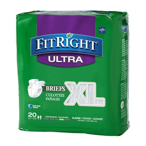 월그린 Walgreens Medline FitRight Ultra Briefs X-Large