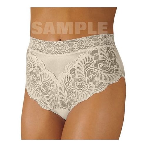 월그린 Walgreens Wearever Reusable Womens Lovely Lace Trim Incontinence Panty Ivory,Ivory