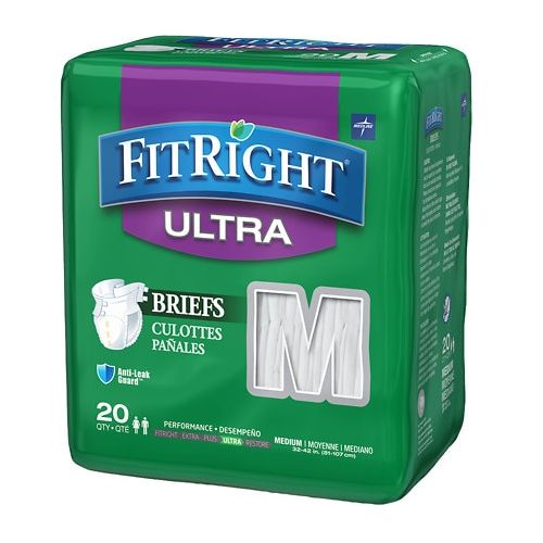 월그린 Walgreens Medline FitRight Ultra Briefs Medium
