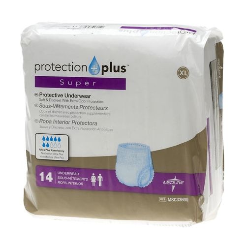 월그린 Walgreens Medline Protection Plus Super Protective Underwear Extra Large