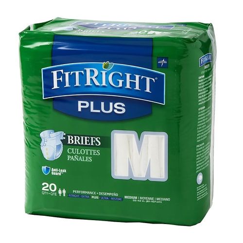 월그린 Walgreens Medline FitRight Plus Briefs Medium