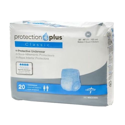 월그린 Walgreens Medline Protection Plus Classic Protective Underwear Medium