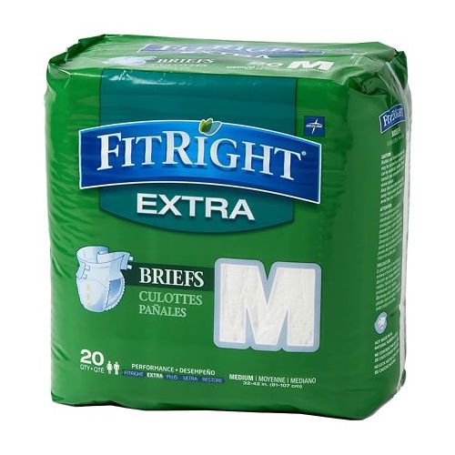 월그린 Walgreens Medline FitRight Extra Briefs Medium