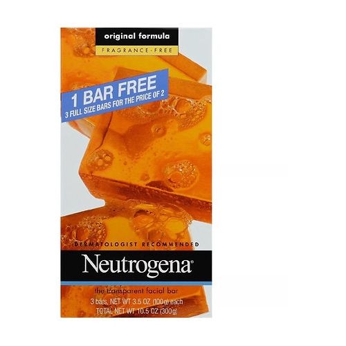 월그린 Walgreens Neutrogena Transparent Facial Bar, Original Formula Fragrance Free
