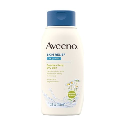 월그린 Walgreens Aveeno Skin Relief Gentle Scent Body Wash Soothing Oat & Chamomile