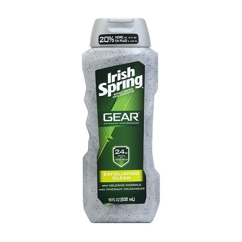 월그린 Walgreens Irish Spring Gear Body Wash Exfoliating