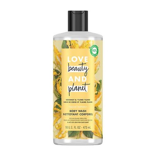 월그린 Walgreens Love, Beauty & Planet Tropical Hydration Body Wash Coconut Oil & Ylang Ylang