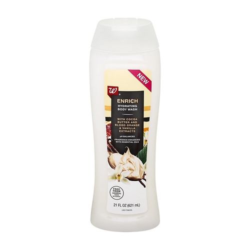 월그린 Walgreens Beauty Enrich Nourishing Body Wash Cocoa Butter, Blood Orange, and Vanilla