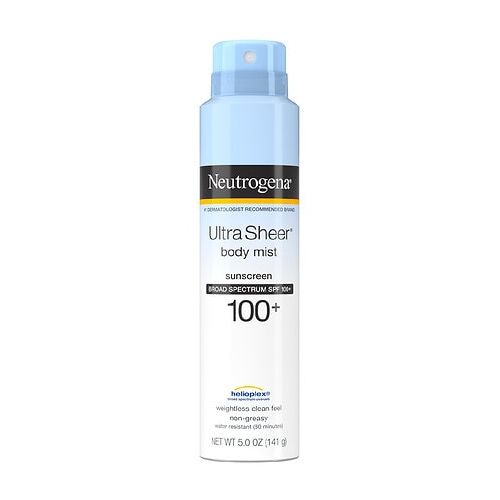 월그린 Walgreens Neutrogena Ultra Sheer Spray Sunscreen SPF 100