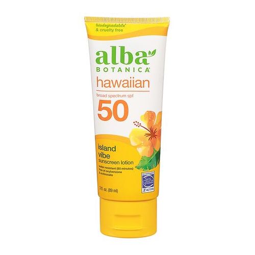 월그린 Walgreens Alba Botanica Hawaiian Natural Sunblock SPF 45 Revitalizing Green Tea