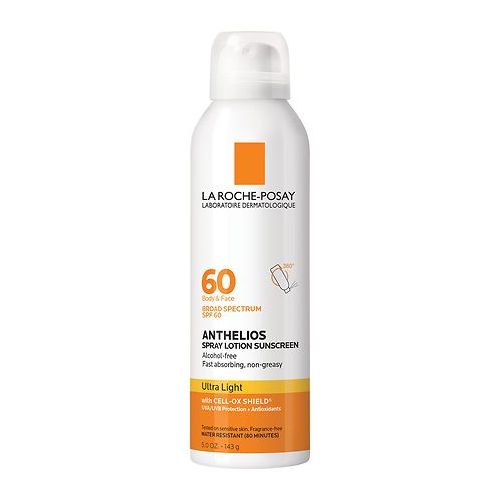 월그린 Walgreens La Roche-Posay Anthelios Ultra Light Sunscreen Lotion Spray Face and Body SPF 60