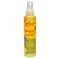 Walgreens Alba Botanica Hawaiian Dry-Oil Natural Sunscreen, SPF 15 Nourishing Coconut Oil