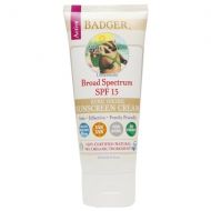Walgreens Badger Zinc Oxide Sunscreen Cream SPF 15 Unscented