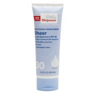 Walgreens Sheer Dry Touch Sunscreen Lotion SPF 30
