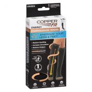 Walgreens Copper Fit Compression Socks LXL Black