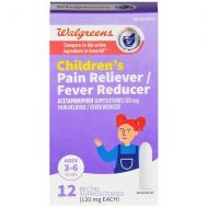 Walgreens Childrens Fever Reducer Rectal Suppositories