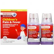Walgreens Childrens Pain Relief Suspension Liquid 2 Pack Grape