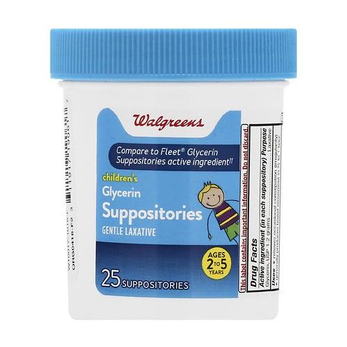 월그린 Walgreens Glycerin Pediatric Suppositories