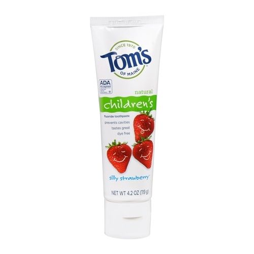 월그린 Walgreens Toms of Maine Childrens Natural Fluoride Toothpaste Strawberry