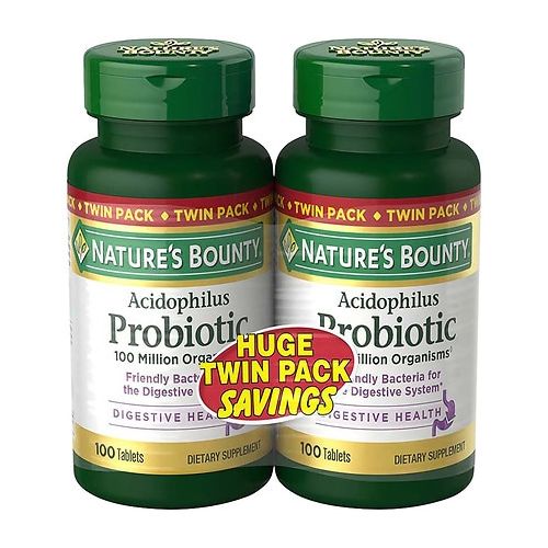 월그린 Walgreens Natures Bounty Acidophilus Probiotic Tablets