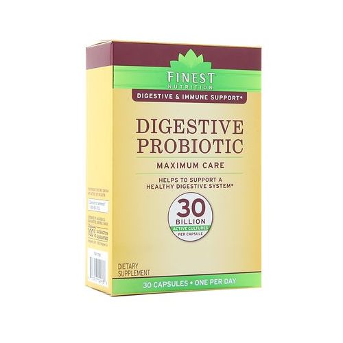 월그린 Walgreens Finest Nutrition Digestive Probiotic Maximum Care Capsules