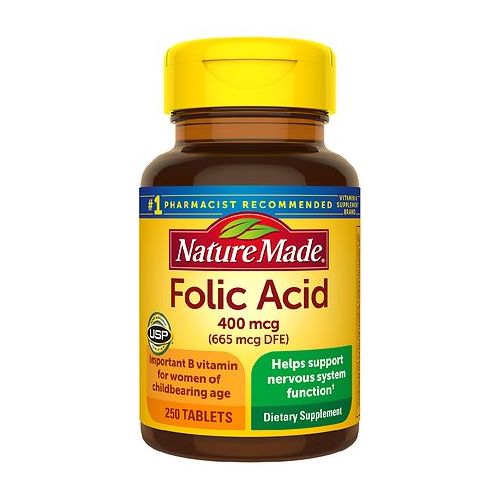 월그린 Walgreens Nature Made Folic Acid 400 mcg