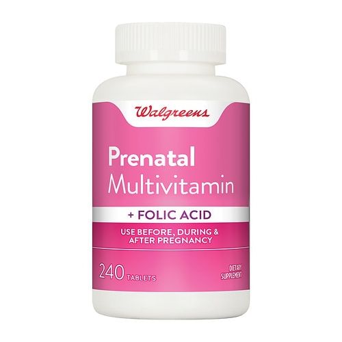 월그린 Walgreens Prenatal Multivitamin Pregnancy Health, Tablets