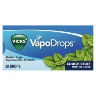 Walgreens Vicks VapoDrops Cough Relief Drops Menthol