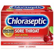 Walgreens Chloraseptic Sore Throat Lozenges with Liquid Center Cherry