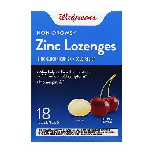 월그린 Walgreens Zinc Lozenges Cherry