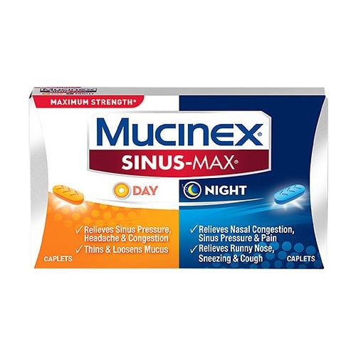 월그린 Walgreens Mucinex Sinus-Max Day and Night Caplets