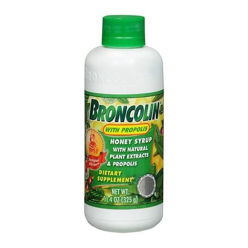 월그린 Walgreens Broncolin Honey Syrup Dietary Supplement with Propolis