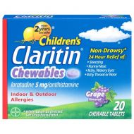 Walgreens Claritin Childrens 24 Hour Allergy Relief Chewable Tablets Grape