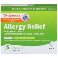 Walgreens Wal-Zyr 24 Hour Allergy 10mg Tablets