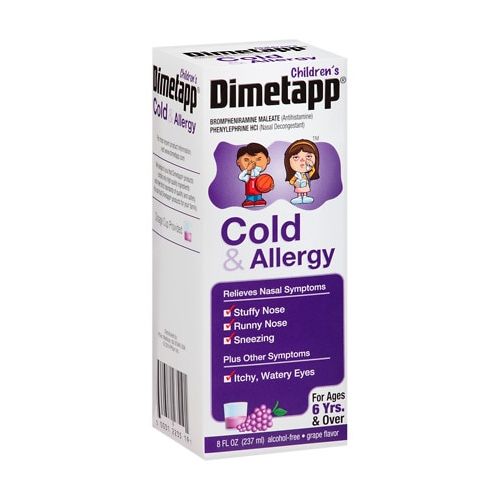 월그린 Walgreens Childrens Dimetapp Cold & Allergy Grape