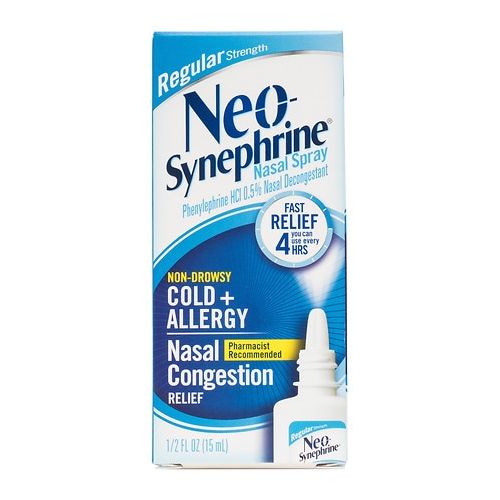 월그린 Walgreens Neo-Synephrine Cold & Sinus Regular Strength Nasal Decongestant Spray